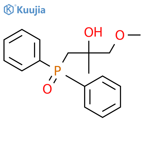 2-Propanol, 1-(diphenylphosphinyl)-3-methoxy-2-methyl- structure