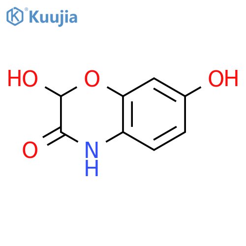 2,7-Dihydroxy-2H-benzo[b][1,4]oxazin-3(4H)-one structure
