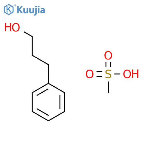 Benzenepropanol, methanesulfonate structure