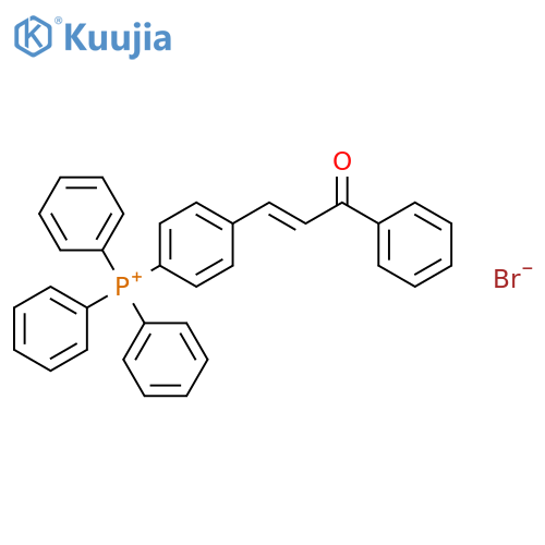 Phosphonium, [4-(3-oxo-3-phenyl-1-propenyl)phenyl]triphenyl-, bromide structure