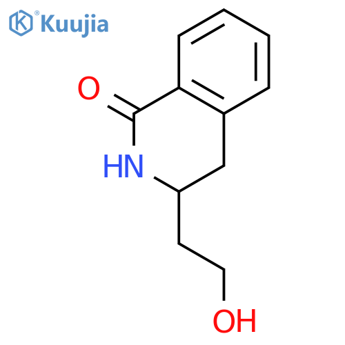 1(2H)-Isoquinolinone, 3,4-dihydro-3-(2-hydroxyethyl)- structure