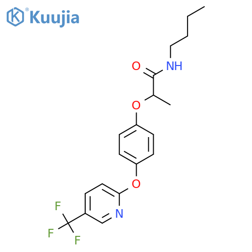 PROPANAMIDE, N-BUTYL-2-[4-[[5-(TRIFLUOROMETHYL)-2-PYRIDINYL]OXY]PHENOXY]- structure