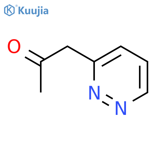 2-Propanone, 1-(3-pyridazinyl)- (9CI) structure