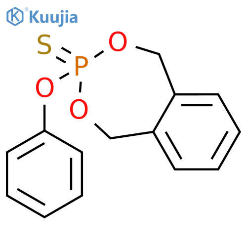 2,4,3-BENZODIOXAPHOSPHEPIN, 1,5-DIHYDRO-3-PHENOXY-, 3-SULFIDE structure