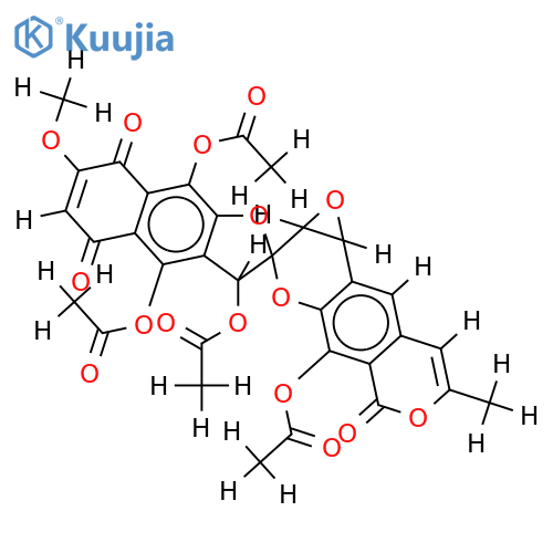 Tetra-Ac-Griseorhodin A structure