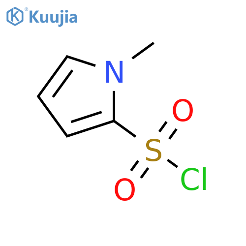 1-methyl-1H-pyrrole-2-sulfonyl chloride structure