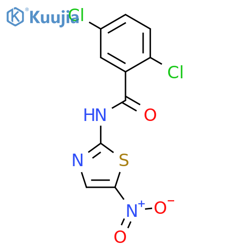 BENZAMIDE, 2,5-DICHLORO-N-(5-NITRO-2-THIAZOLYL)- structure