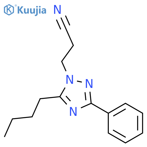 1H-1,2,4-Triazole-1-propanenitrile,a-butyl-a-phenyl- structure