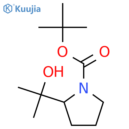 (S)-tert-Butyl 2-(2-hydroxypropan-2-yl)pyrrolidine-1-carboxylate structure