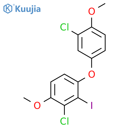 Benzene, 2-chloro-4-(3-chloro-4-methoxyphenoxy)-3-iodo-1-methoxy- structure