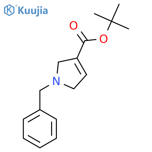 Tert-butyl 1-benzyl-2,5-dihydropyrrole-3-carboxylate structure