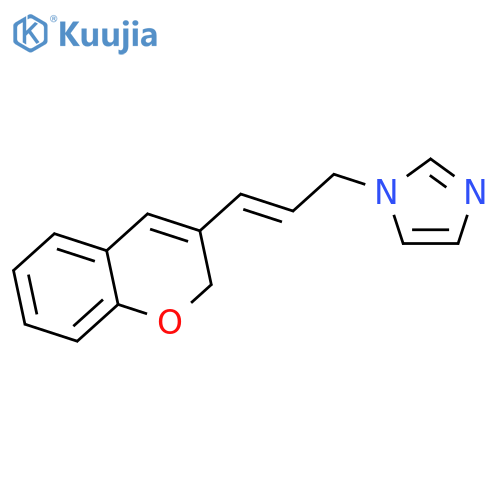 1H-IMIDAZOLE, 1-[(2E)-3-(2H-1-BENZOPYRAN-3-YL)-2-PROPENYL]- structure