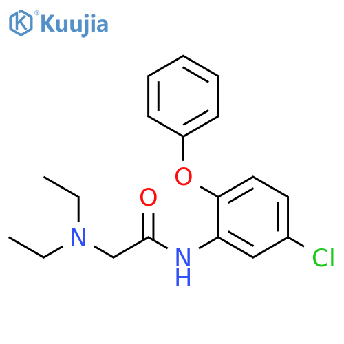 Acetamide, N-(5-chloro-2-phenoxyphenyl)-2-(diethylamino)- structure