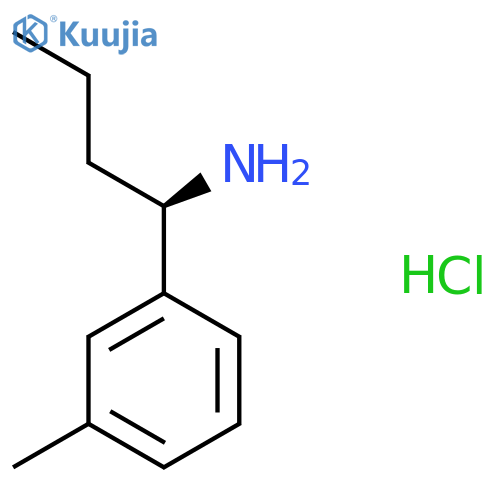 (1R)-1-(3-methylphenyl)butan-1-amine structure