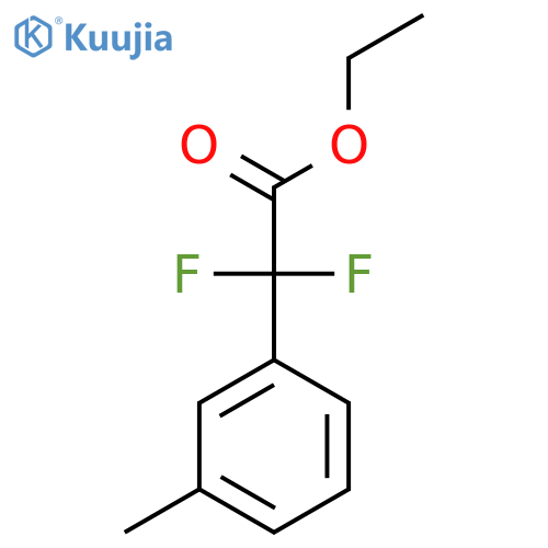 Ethyl difluoro(3-methylphenyl)acetate structure