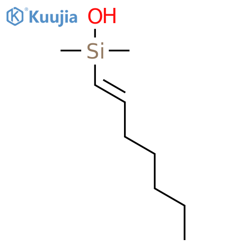Silanol, 1-heptenyldimethyl- structure