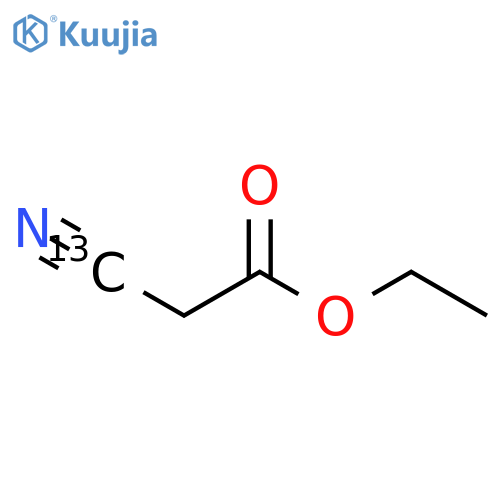Ethyl Cyanoacetate-3-13C structure