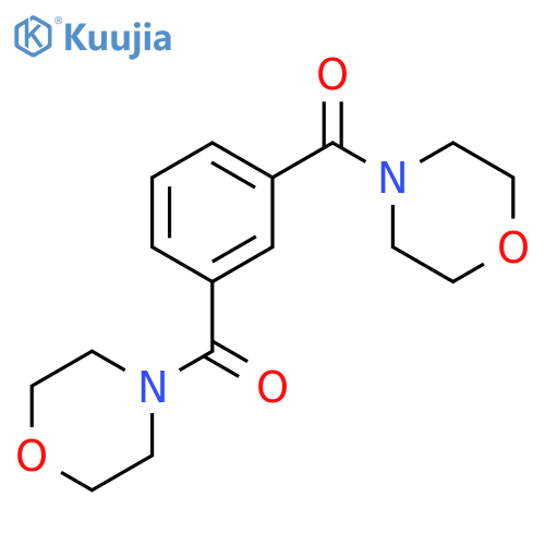 MORPHOLINE, 4,4'-(1,3-PHENYLENEDICARBONYL)BIS- structure