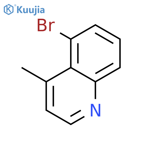 5-Bromo-4-methylquinoline structure