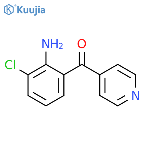 Methanone, (2-amino-3-chlorophenyl)-4-pyridinyl- structure