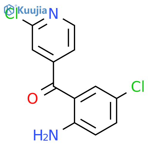 Methanone, (2-amino-5-chlorophenyl)(2-chloro-4-pyridinyl)- structure