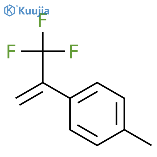 BENZENE, 1-METHYL-4-[1-(TRIFLUOROMETHYL)ETHENYL]- structure