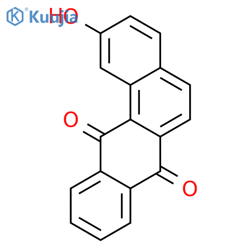 2-hydroxytetraphene-7,12-dione structure