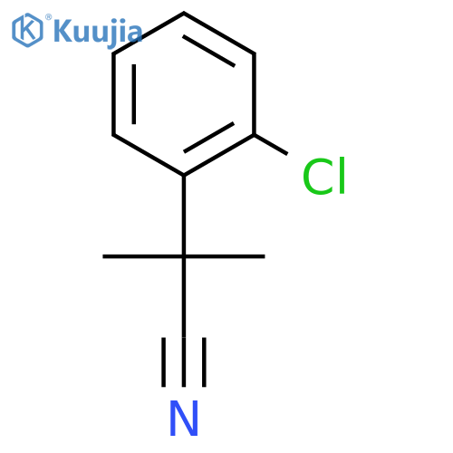 2-(2-chlorophenyl)-2-Methylpropanenitrile structure