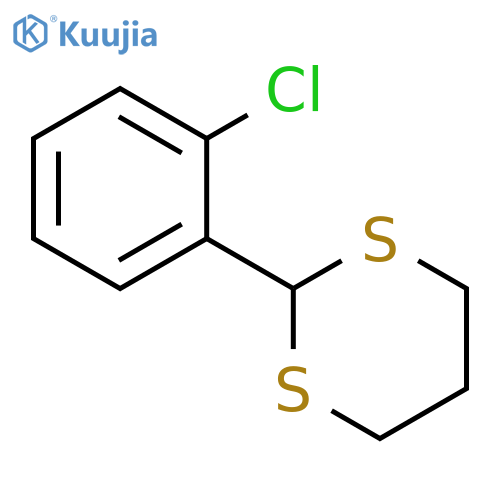1,3-Dithiane, 2-(2-chlorophenyl)- structure