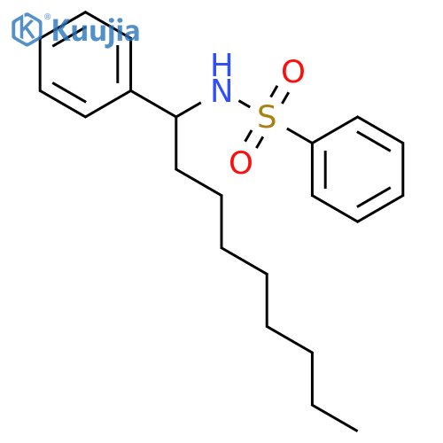 BENZENESULFONAMIDE, N-(1-PHENYLNONYL)- structure