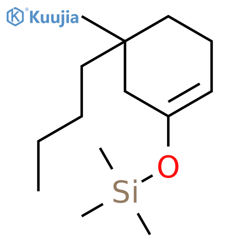 Silane, [(5-butyl-5-methyl-1-cyclohexen-1-yl)oxy]trimethyl- structure