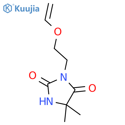 5,5-Dimethyl-3-(2-(vinyloxy)ethyl)imidazolidine-2,4-dione structure