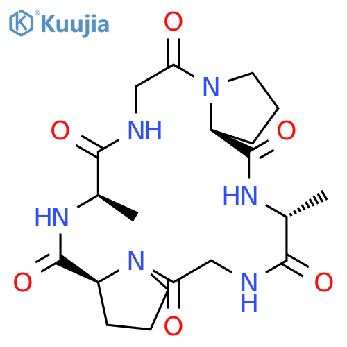 CYCLO(D-ALANYLGLYCYL-L-PROLYL-D-ALANYLGLYCYL-L-PROLYL) structure