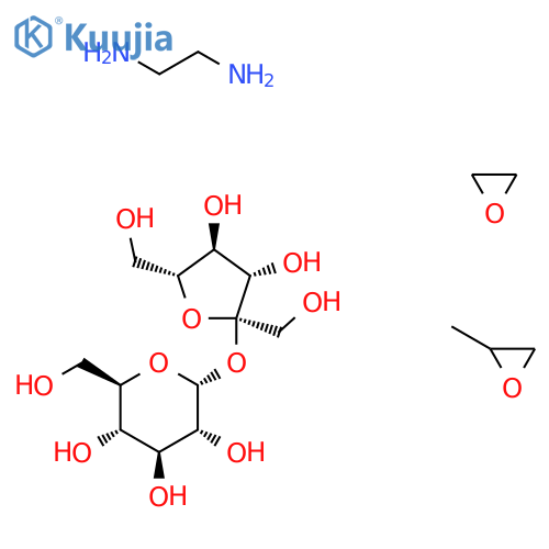(2R,3R,4S,5S,6R)-2-[(2R,3S,4S,5R)-3,4-Dihydroxy-2,5-bis(hydroxymethyl)oxolan-2-yl]oxy-6-(hydroxymethyl)oxane-3,4,5-triol;ethane-1,2-diamine;2-methyloxirane;oxirane structure