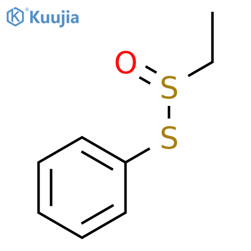 Ethanesulfinothioic acid, S-phenyl ester structure
