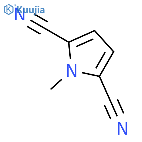 1-methyl-1H-Pyrrole-2,5-dicarbonitrile structure