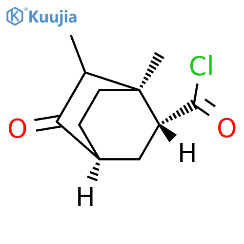 Bicyclo[2.2.2]octane-2-carbonyl chloride, 1,6-dimethyl-5-oxo-, (1alpha,2beta,4alpha)- (9CI) structure
