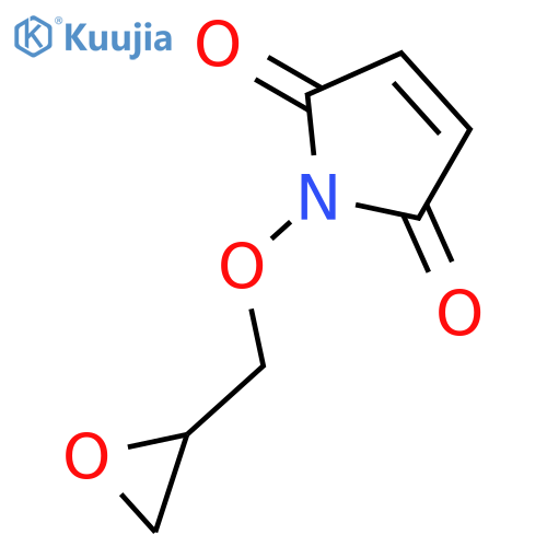 1H-Pyrrole-2,5-dione, 1-(oxiranylmethoxy)- structure