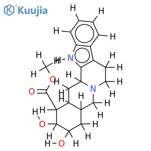 17alpha,18alpha-Dihydroxy-yohimban-16alpha-carbonsaeure-methylester structure