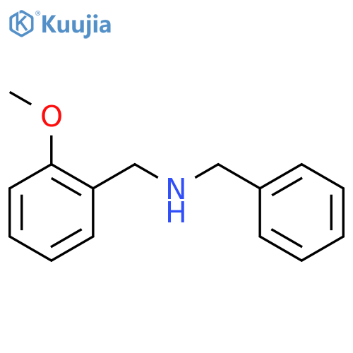 Benzyl-(2-methoxy-benzyl)-amine structure