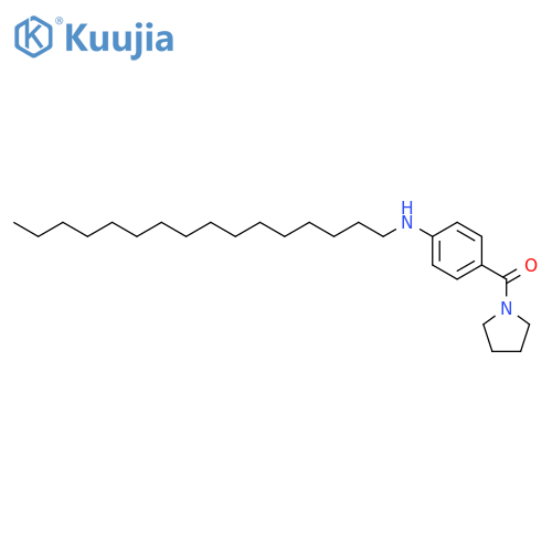 PYRROLIDINE, 1-[4-(HEXADECYLAMINO)BENZOYL]- structure