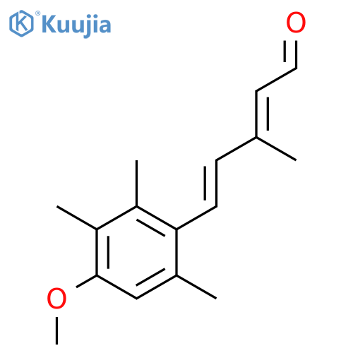 (2E,4E)-5-(4-Methoxy-2,3,6-trimethylphenyl)-3-methylpenta-2,4-dienal structure