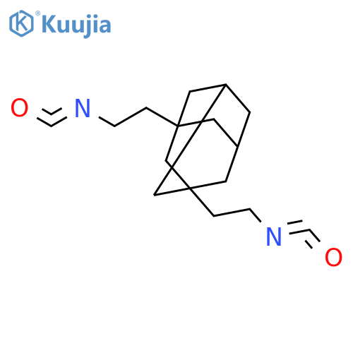 Tricyclo[3.3.1.13,7]decane, 1,3-bis(2-isocyanatoethyl)- structure