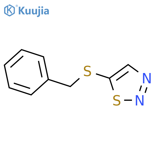5-Benzylsulfanyl-1,2,3thiadiazole structure