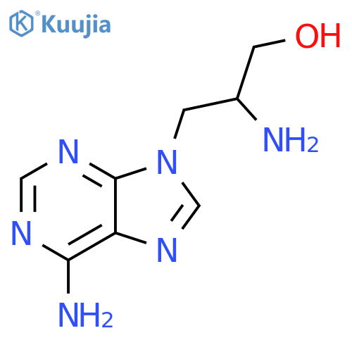 β,6-diamino-9H-Purine-9-propanol structure