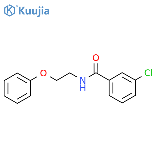 3-chloro-N-(2-phenoxyethyl)benzamide structure