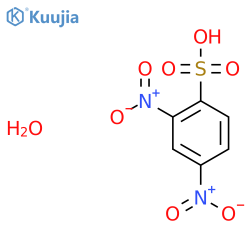 2,4-Dinitrobenzenesulfonic acid hydrate structure