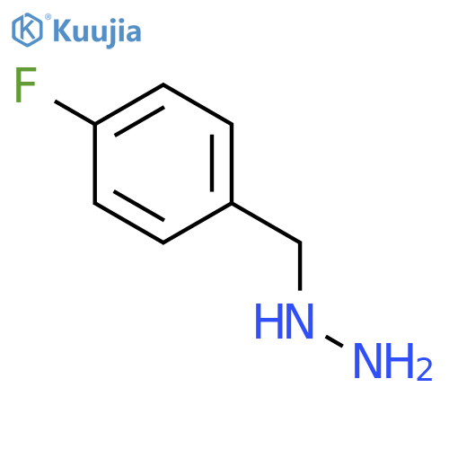 [(4-fluorophenyl)methyl]hydrazine structure