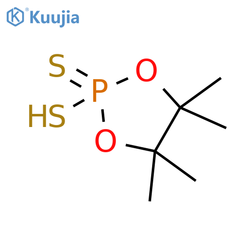 1,3,2-Dioxaphospholane, 2-mercapto-4,4,5,5-tetramethyl-, 2-sulfide structure