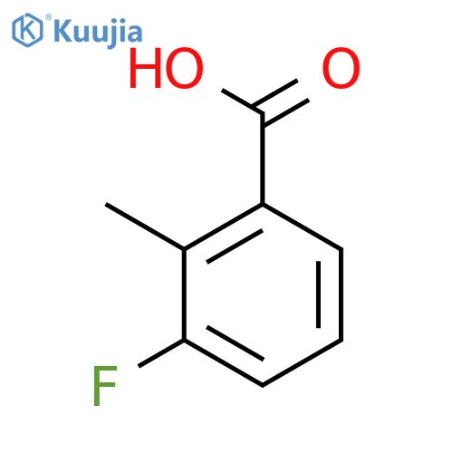 3-Fluoro-2-methylbenzoic acid structure